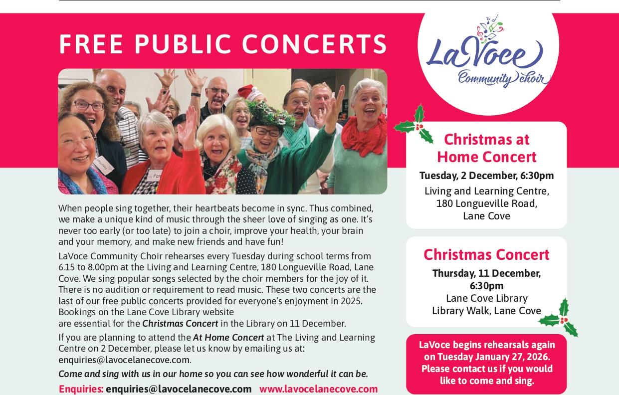 Christmas Concerts 2025